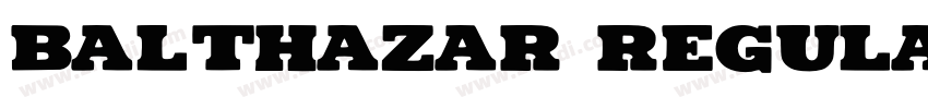 Balthazar Regular字体转换